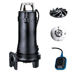 კანალიზაციის ტუმბო Aquastrong 32EDSPm3.6-23 1,5kw, 0,60L/min, Sewage Pump Black
